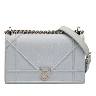 Dior Pre-owned Cross Body Bags, female, Blue, Size: ONE SIZE Pre-owned Diorama Crossbody Bag