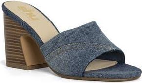 Shushop Elsy Slide Sandal in Denim at Nordstrom Rack, Size 7.5