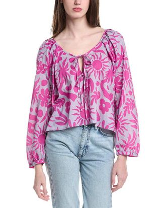 Electric & Rose Meridian Tie Top
