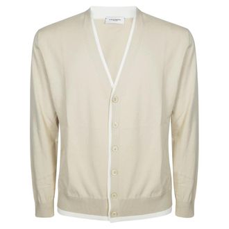 Paolo Pecora Heren, Truien, Beige, Maat: M Wol