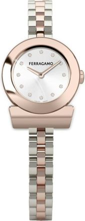 Ferragamo Gancini Slim Leather Watch
