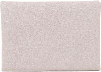 Herm&egrave;s Light Pink Chevre Leather Coin Purse/Coin Case (Pre-Owned)