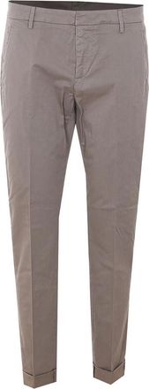 Dondup Gaubert Pants In Grey Cotton
