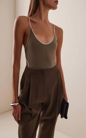 Paris Georgia Nya Bodysuit In Olive