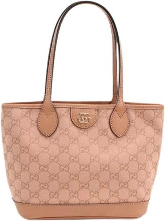 Gucci Pre-owned Tote Bags, female, Pink, Size: ONE SIZE Pre-owned Vintage Tote Bag