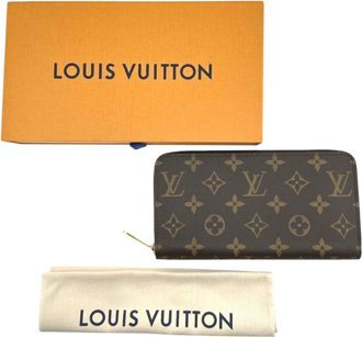 Louis Vuitton Monogram Brown Monogram Long Wallet (Bi-Fold) (Pre-Owned)