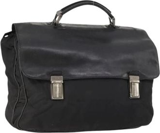 Prada Pre-owned Vintage Handtas - Dames - Vintage Handtas - Zwart - ONE Size - Leer - Vintage
