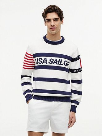 Tommy Hilfiger Jersey de rayas Tommy x U.S. Sail GP Team
