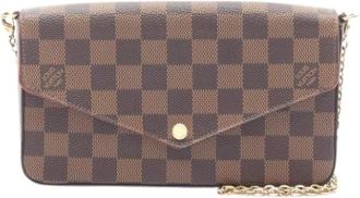 Louis Vuitton Pre-owned Mini Bags, female, Brown, Size: ONE SIZE Pre-owned Canvas Mini Bag