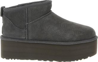 UGG Classic Ultra Mini Platform Stivali E Stivaletti Grigio-Donna