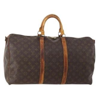 Louis Vuitton Pre-owned Weekend Bags, female, Brown, Size: ONE SIZE Pre-owned Keepall Bandouli&egrave;re 50
