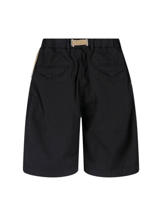 White Sand Mens Trousers Black Cotton ; Elastane