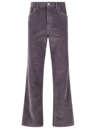 Marni Earth Grey Cotton Flared Pants