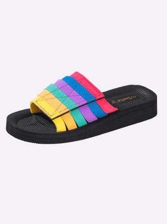 Siebi&acute;s Badepantolette SIEBIS, Damen, Gr. 36, bunt, Synthetik, Schuhe Badepantolette