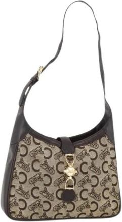 Celine Pre-owned Shoulder Bags, female, Beige, Size: ONE SIZE Pre-owned Vintage Shoulder Bag