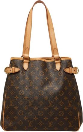 Louis Vuitton Brown Pvc Leather Shoulder Bag Tote Bag (Pre-Owned)