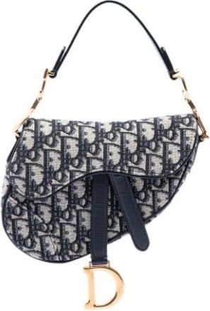 Dior Pre-owned Canvas dior-bags - Dames - Vintage Handtas - Blauw - ONE Size - Vintage