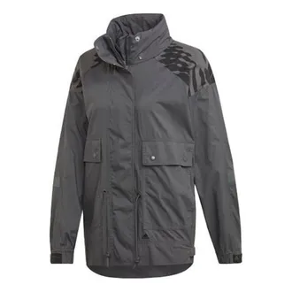 adidas (WMNS) adidas By Stella McCartney Run Ultimate Jacket Asia Sizing Grey EA2162