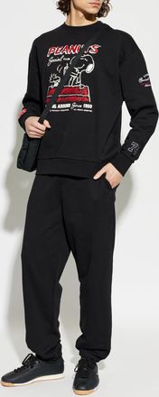 Iceberg Sweatshirt With Print, Mens, Black