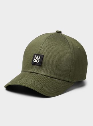 HUGO BOSS Mens Metallic-logo solid cap