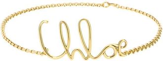 Chlo&eacute; Stijlvolle Riem voor Vrouwen - Dames - Riemen - Geel - ONE Size - Leer - Accessoires