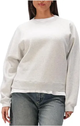 Catwalk Junkie Hoodies & sweatvesten, Dames, Grijs, L, Katoen, Graphic Sweater