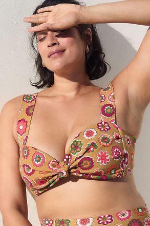 Montce Swim Mazzy Plus Floral Hayden Bikini Top