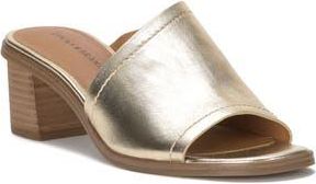 Lucky Brand Lerkie Block Heel Sandal in Platino at Nordstrom Rack, Size 9.5