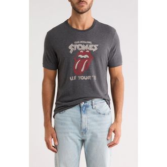 Lucky Brand The Rolling Stones Graphic T-Shirt in Phantom at Nordstrom Rack, Size Xx-Large