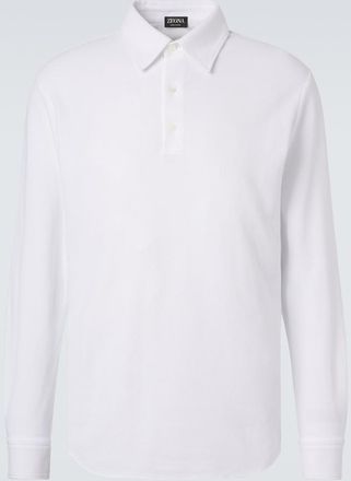 Ermenegildo Zegna Cotton piqu&eacute; polo shirt