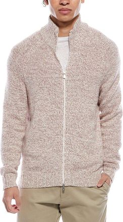 Brunello Cucinelli Cashmere Mock Neck Zip Cardigan