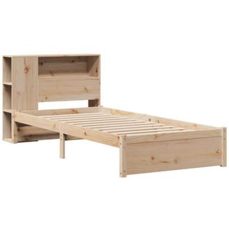 vidaXL Bookcase Bed without Mattress 100x200cm Solid Wood Pine Vidaxl