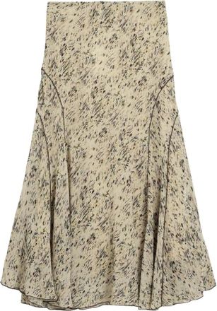 Desigual Midi Rokken - Dames - Midirokken - Beige - L - Rokken