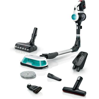 Bosch Bcs71hyggb Aspiradora Inal&aacute;mbrica 60 Minutos De Tiempo De Funcionamiento-blanco/aguamarina