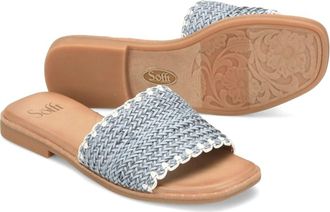 S&ouml;fft Womens Elsa Slide Sandal In Zanteblue