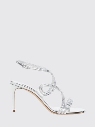 Casadei Sandalo Julia Josephine in vernice laminata con strass