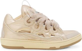 Lanvin Schoenen, Dames, Geel, 39 EU, Nylon, Curb Sneakers