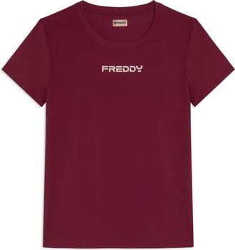 Freddy T-shirt regular in tessuto tecnico leggero