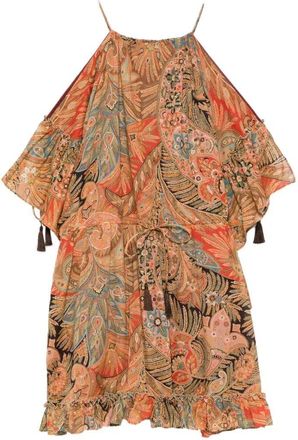 Etro Short Dress With Ruffles And Laces