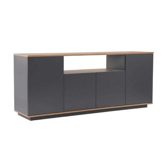 Calicosy Buffet de 4 puertas y 1 nicho central l180 cm - efecto