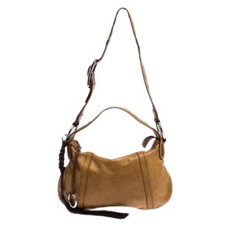 Dolce & Gabbana Pre-owned Cross Body Bags, female, Beige, Size: ONE SIZE Pre-owned Leather shoulder-bags