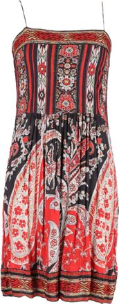 Isabel Marant Printed Knee-Length Dress in Multicolor Viscose