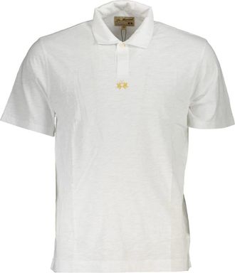 La Martina Polo Shirt Korte Mouwen Wit Geborduurd Logo - Heren - Polos - Wit - 2XL - Tops