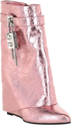 Givenchy Shark Lock Leather Bootie