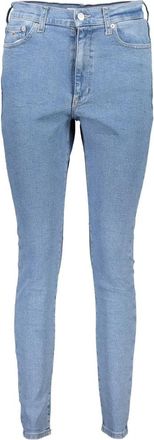 Tommy Hilfiger Jeans, Dames, Blauw, W27 L30, Katoen, Super Skinny Sylvia Jeans