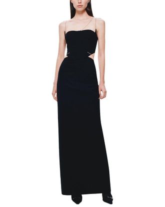 Misha Collection The Cyrus Chain Suiting Wool-Blend Dress