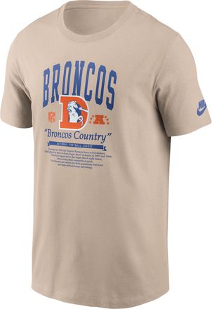 Nike Denver Broncos Rewind Nike Mens NFL T-Shirt in Brown | N19905Y8WV-Y1Q