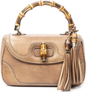 Gucci New Bamboo Tassel Top Handle Bag Schoudertas