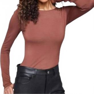 Gentle Fawn Nadira Open Back Top In Brown