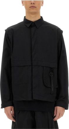 Alpha Industries Utility Overshirt - - Jackets - Uomo - Nero - M